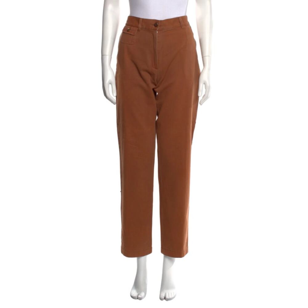 Dries Van Noten Mens Trousers Khaki Pants Soft Brown ~ Sz 38 ~ Pristine & Iconic